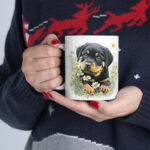 "Baby Rottweiler" - Item 6 of 6 - White Ceramic Mug - 11oz