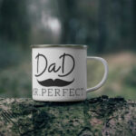 "DAD Mr. Perfect" - Enamel Camping Mug